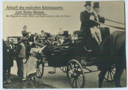 X1H64/ Englisches Königspaar Bei Derby-Rennen  Elektra Foto AK Ca.1914 - Case Reali