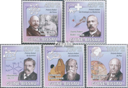 Guinea-Bissau 4527-4531 (kompl. Ausgabe) Postfrisch 2009 Nobelpreis 1913 - Guinée-Bissau