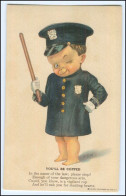 Y2610/ Kind Als Polizist Polizei  Verlag: Henry Heininger  AK Ca.1910 - Otros & Sin Clasificación