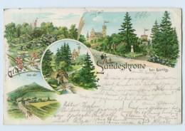 N2360-026./ Landeskrone Bei Görlitz  Litho Gruß Aus AK 1897 - Other & Unclassified