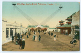 N4665/ London Großbritannien England Flip-Flap Latin-British Exhibition AK 1912 - Other & Unclassified