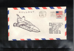 USA 1976 Space / Weltraum Space Shuttle Enterprise Rollout Interesting Cover - Estados Unidos