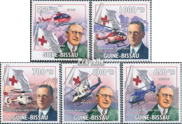 Guinea-Bissau 4515-4519 (kompl. Ausgabe) Postfrisch 2009 John Flynn, Hubschrauber - Guinée-Bissau