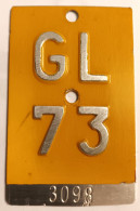 Velonummer Mofanummer Glarus GL 73 - Number Plates