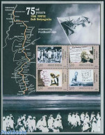 India 2005 Dandi Marsh S/s, Mint NH, History - Various - Gandhi - Maps - Art - Handwriting And Autographs - Unused Stamps