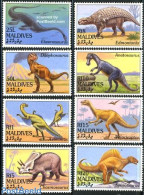 Maldives 1994 Prehistoric Animals 8v, Mint NH, Nature - Prehistoric Animals - Prehistorisch