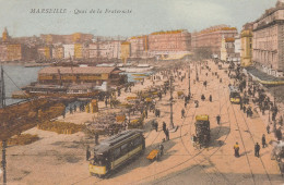 13 MARSEILLE  Quai De La Fraternité          TB PLAN Du Vieux Port   1911     RARE. Voir Description - Puerto Viejo (Vieux-Port), Saint Victor, Le Panier