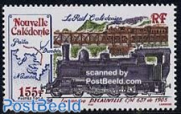 New Caledonia 2004 Decauville Railway 1v, Mint NH, Transport - Various - Railways - Maps - Art - Bridges And Tunnels - Nuevos