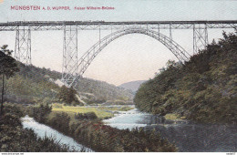 Müngsten A.d. Wupper Kaiser Wilhelmbrucke Zug - Bridges