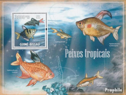 Guinea-Bissau Block 729 (kompl. Ausgabe) Postfrisch 2009 Tropische Fische - Guinea-Bissau
