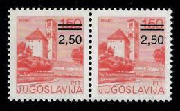 Yugoslavia 1980: Definitive MiNo 1842; Tourism-Bihac,  MNH(**) Overprint Stamp MiNo 1662 A - Ongebruikt