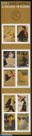 Belgium 2011 Toulouse-Lautrec 10v S-a In Booklet, Mint NH, Stamp Booklets - Art - Henri De Toulouse-Lautrec - Paintings - Nuevos