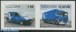 Faroe Islands 2013 Europa, Postal Transport 2v S-a, Mint NH, History - Transport - Europa (cept) - Post - Automobiles - Posta