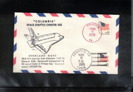 USA 1979 Space / Weltraum Space Shuttle Columbia Orbiter 102 Interesting Cover - USA