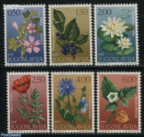 Yugoslavia 1971 Flowers 6v, Mint NH, Nature - Flowers & Plants - Nuovi