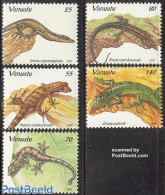 Vanuatu 1995 Reptiles 5v, Mint NH, Nature - Reptiles - Vanuatu (1980-...)