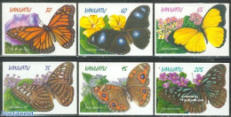 Vanuatu 1998 Butterflies 6v, Mint NH, Nature - Butterflies - Vanuatu (1980-...)