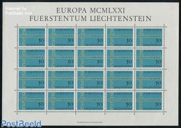 Liechtenstein 1971 Europa M/s, Mint NH, History - Europa (cept) - Unused Stamps