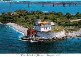 73717409 Newport_Rhode_Island Rose Island Lighthouse Air View - Other & Unclassified