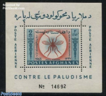 Afghanistan 1964 Anti-Malaria S/s, Mint NH, Health - Nature - Health - Insects - Afghanistan