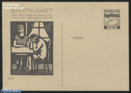 Netherlands 1933 Postcard 3c, Unused Postal Stationary - Covers & Documents