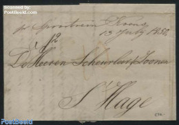 Netherlands 1850 Letter From Amsterdam To SGravenhage By Railway, Postal History - ...-1852 Voorlopers