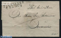 Netherlands 1828 Letter From Zierikzee To Dordrecht, Postal History - ...-1852 Voorlopers