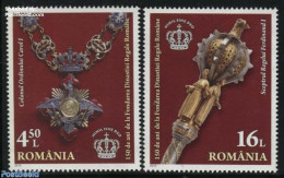 Romania 2016 Royal Dynasty 2v, Mint NH, History - Kings & Queens (Royalty) - Art - Art & Antique Objects - Unused Stamps