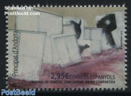 Andorra, Spanish Post 2016 Venice Biennal 1v, Mint NH, Art - Modern Art (1850-present) - Unused Stamps
