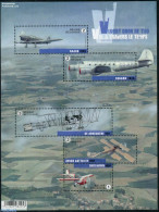Belgium 2016 Old Belgian Airplanes S/s, Mint NH, Transport - Aircraft & Aviation - Unused Stamps