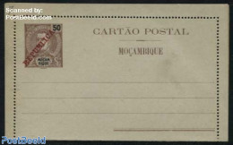 Mozambique 1911 Letter Card 50R REPUBLICA, Unused Postal Stationary - Mozambico