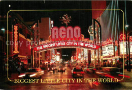 73716899 Reno_Nevada Reno Arch Downtown Biggest Little City In The World At Nigh - Other & Unclassified