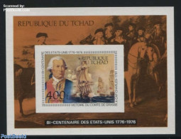 Chad 1976 US Independence S/s, Imperforated, Mint NH, History - Transport - US Bicentenary - Ships And Boats - Autres & Non Classés