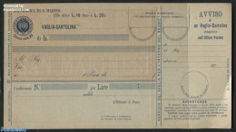 San Marino 1903 Money Order 20c, Unused Postal Stationary - Brieven En Documenten