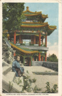 CHINA - CHINESE BOY AND PAGODA, SUMMER PALACE, PEKING - PUB. BY CAMERA CRAFT CO, PEKING - 1923 - Cina