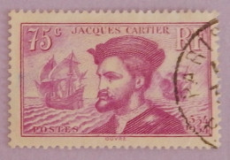 FRANCE YT 296 OBLITÉRÉ "JACQUES CARTIER" ANNÉE 1934 - Used Stamps