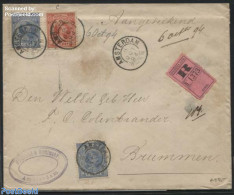 Netherlands 1894 Registered Letter From Amsterdam To Brummen, Postal History - Lettres & Documents