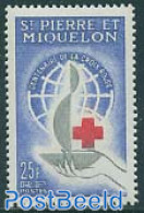 Saint Pierre And Miquelon 1963 Red Cross 1v, Unused (hinged), Health - Red Cross - Cruz Roja