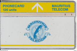 MAURITIUS(L&G) - Telecom Logo 120 Units(yellow Band & Yellow Line), CN : 709D, Tirage 8000, Used - Mauricio