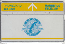 MAURITIUS(L&G) - Telecom Logo 120 Units(yellow Band & Yellow Line), CN : 502B, Tirage 5000, Used - Maurice