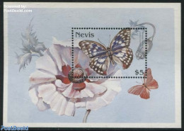 Nevis 1997 Sasakia Charondal S/s, Mint NH, Nature - Butterflies - St.Kitts And Nevis ( 1983-...)