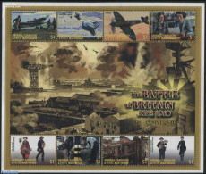 Grenada Grenadines 2000 Battle Of Britain 8v M/s, Mint NH, History - Transport - World War II - Aircraft & Aviation - Seconda Guerra Mondiale