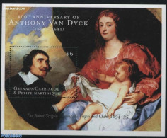 Grenada Grenadines 2000 Anthony Van Dyck S/s, Abt Scaglia, Mint NH, History - Netherlands & Dutch - Art - Paintings - Aardrijkskunde