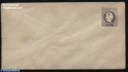Austria 1868 Envelope 25Kr, Flap Type III, Unused Postal Stationary - Cartas & Documentos