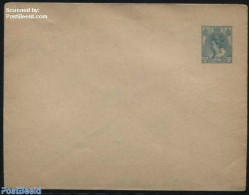 Netherlands 1899 Envelope 12.5c On Brownish Paper, Unused Postal Stationary - Briefe U. Dokumente