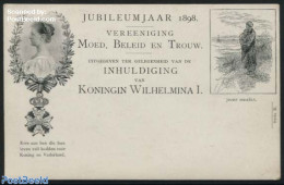 Netherlands 1898 Postcard 2.5c, Jozef Israels, Unused Postal Stationary, Art - Paintings - Storia Postale