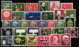 BRD Bund Jahrgang 1957 Postfrisch Jede MiNr 1x #BRD-XX-1957 - Otros & Sin Clasificación