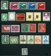 BRD Bund Jahrgang 1955 Postfrisch Jede MiNr 1x #BRD-XX-1955 - Andere & Zonder Classificatie