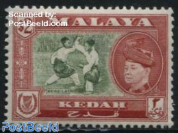 Malaysia 1957 Kedah 2$, Stamp Out Of Set, Unused (hinged), Sport - Sport (other And Mixed) - Sonstige & Ohne Zuordnung