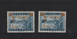 Österreich Michel Kat.Nr. Plattenfehler / Plate Flaw Ppostfr/** 983 IV - Variétés & Curiosités